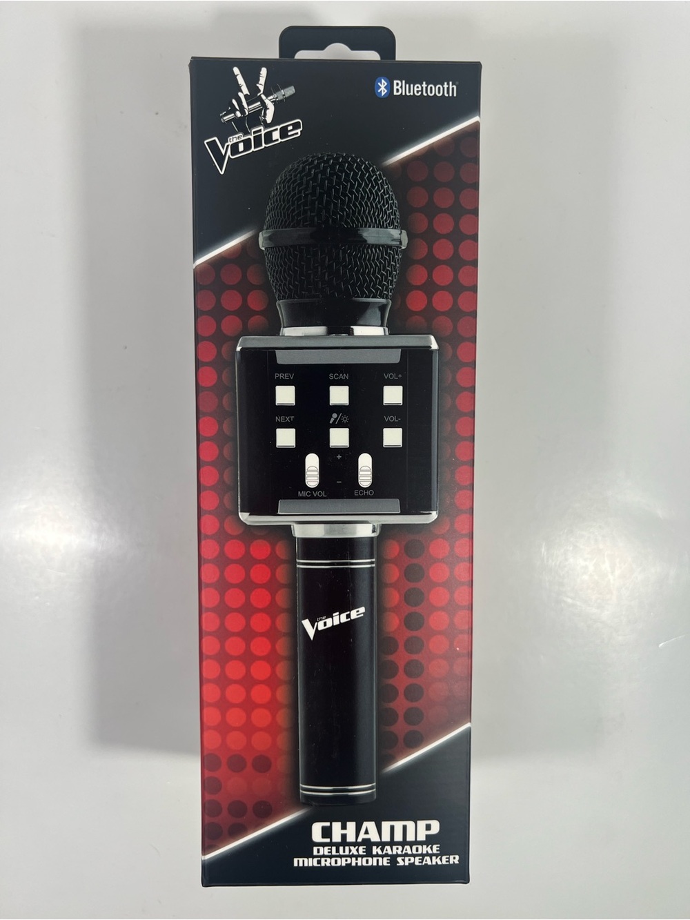 The Voice Bluetooth Champ Deluxe Karaoke Microsphone Speaker!